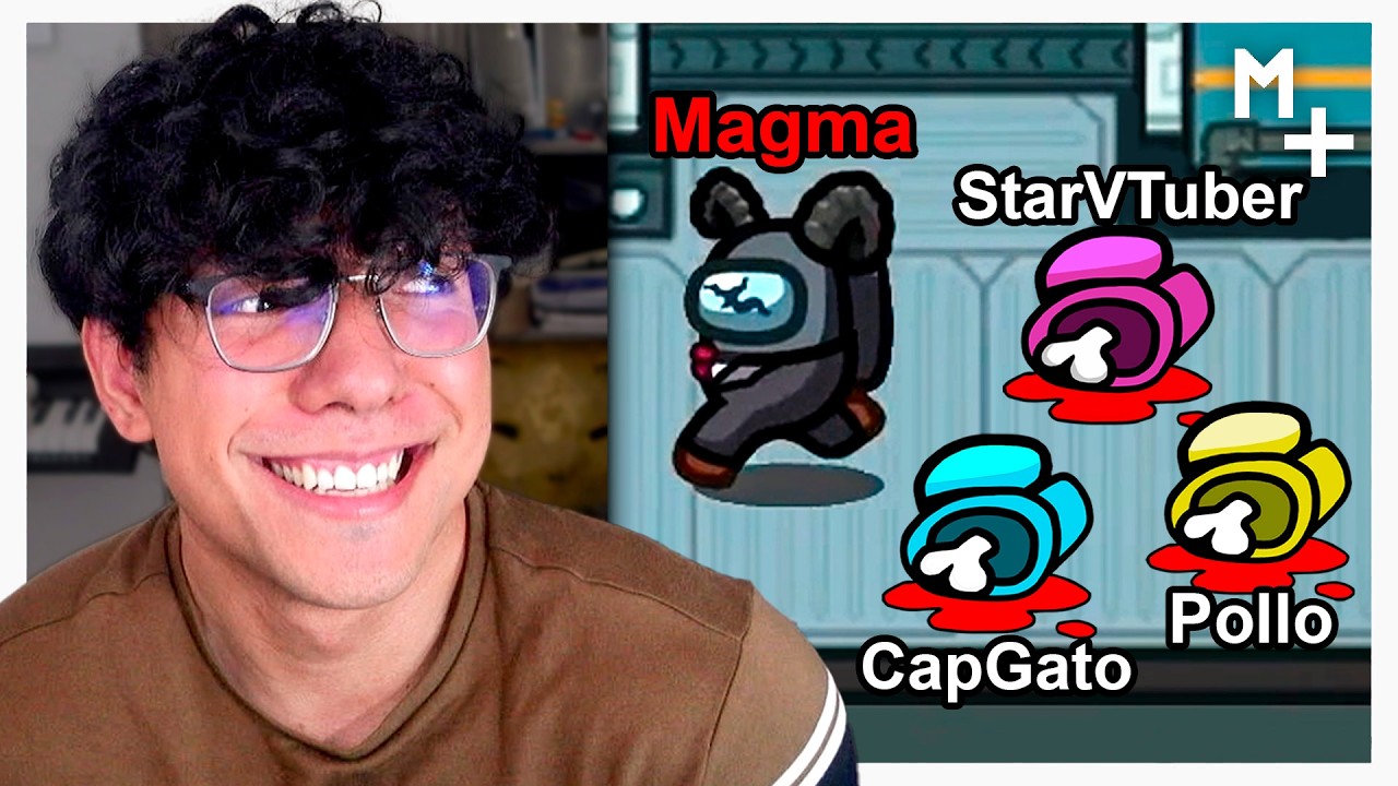 Magma Juega AMONG US Por Primera Vez 😈🔪