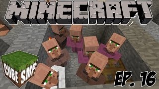Cube SMP - Minecraft Cube SMP: INFINITE VILLAGER BREEDING CELL - Ep 16