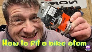 How to fit a bike stem on a mountain bike or any bike  👍🏼.