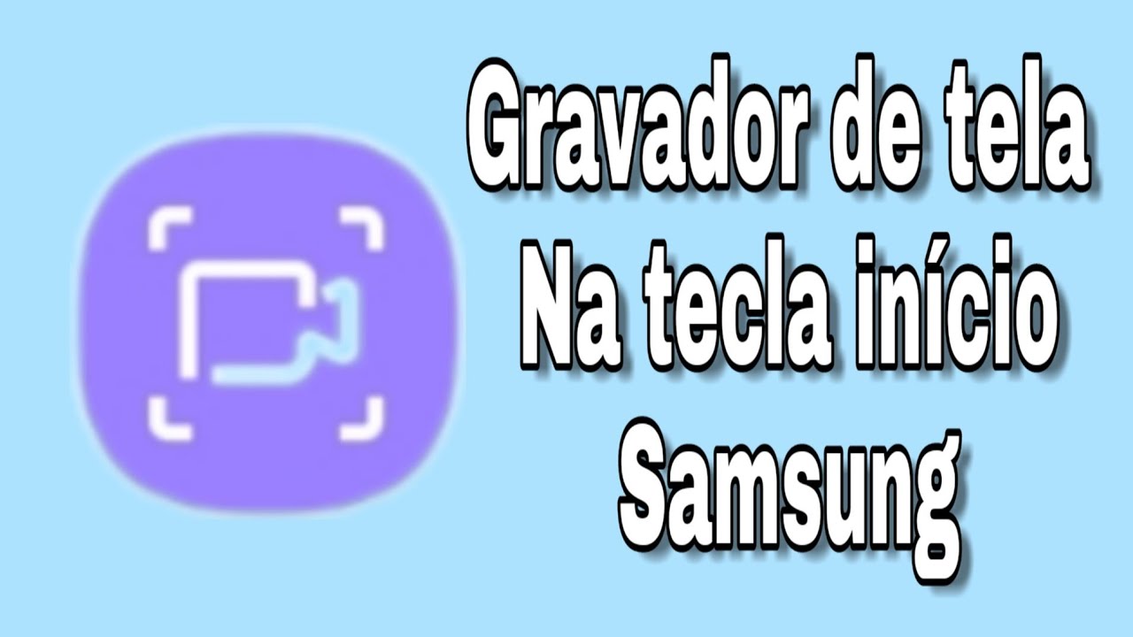 Como Colocar Gravador de tela no botão início do Celular - YouTube