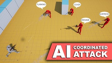 Unreal Engine Advanced Team AI - Coordinated Attack - Simultaneous Shooting Control (ALS #51)