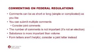 How To Submit a Comment to the FDA