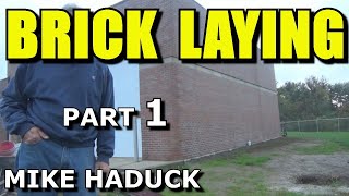 I am starting this series on "How I lay brick" I think it will be 5 videos complete, I use my old school techniques and in the middle 