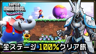 【マリオワンダー | Day02】完全攻略！隠しゴールもフラワーコインもスペシャルワールドも100%クリアするスーパーマリオブラザーズ・ワンダー攻略実況配信【#Vtuber 】