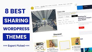 8 Best Content Sharing WordPress Themes 2026