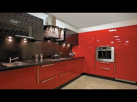 КРАСНО-ЧЁРНАЯ КУХНЯ | Стильный Дизайн Кухни в Красно-чёрном цвете