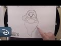 How-To Draw Grumpy | Snow White and the Seven Dwarfs | Walt Disney World