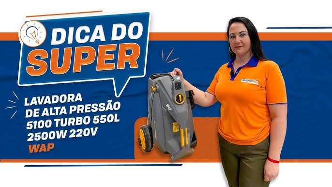 Lavadora de Alta Pressão 5100 turbo + Snow Foam Wap em Promoção na