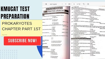 Lecture 1/ MDCAT 2022 Biology Preparation Series (Prokaryotes/Bacteria) PMC/NUMS | KMUCat | NEET