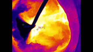 Záznam Vodního Proudu Termokamerou