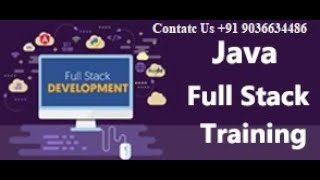 Java FullStack Online Training Demo