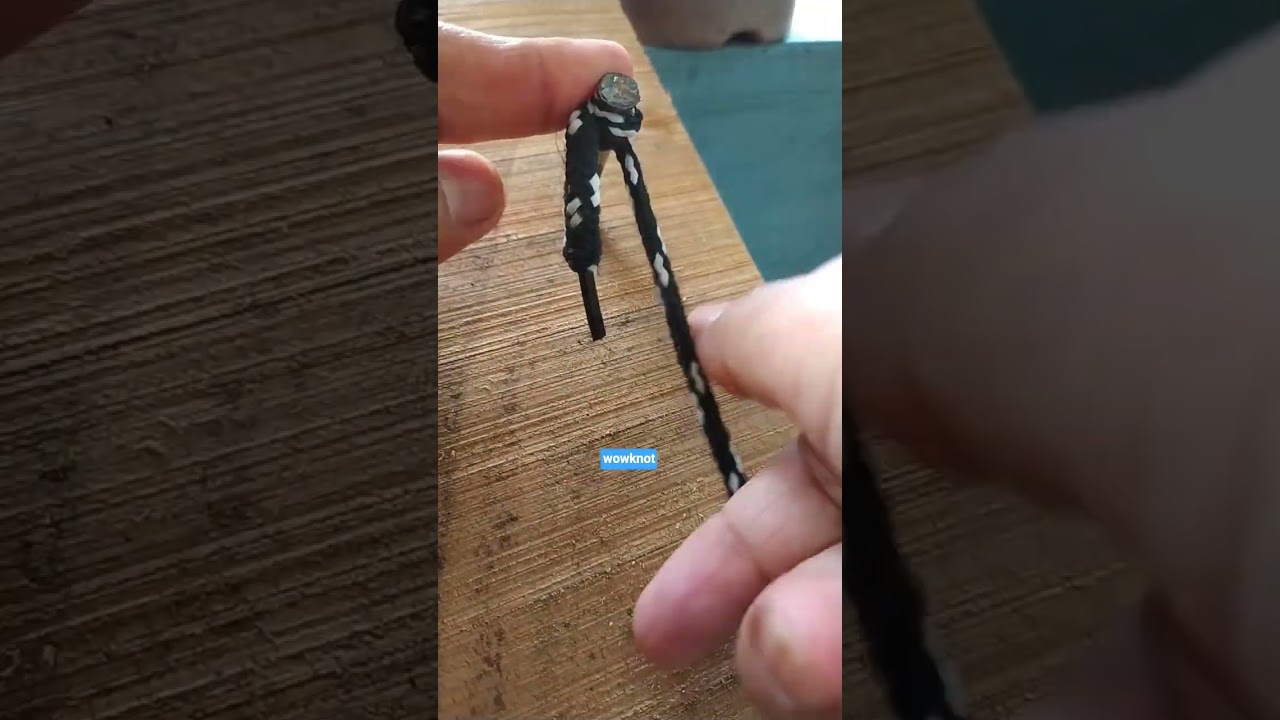 WOW...it's creative hack of knot 