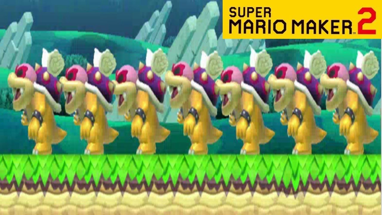 SUPER MARIO MAKER 2 - KOOPALINGS BOSS RUSH STAGES [Nintendo Switch]