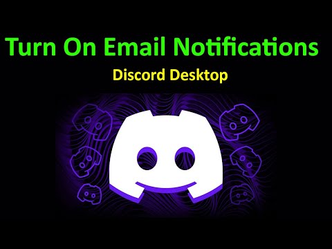 How to Turn On Email Notifications from Discord?