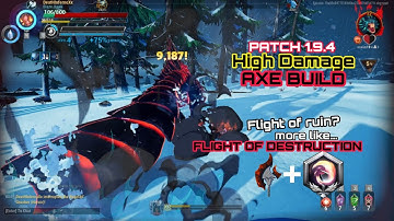 Patch 1.9.4 | Flight of Ruin Max Damage Axe Build | Very Satisfying !  - Dauntless Indonesia