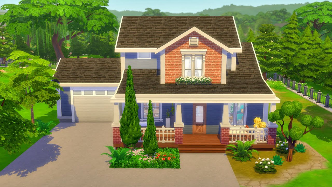 The Sims  4  Perfect Small  Family  Home  Speed Build 