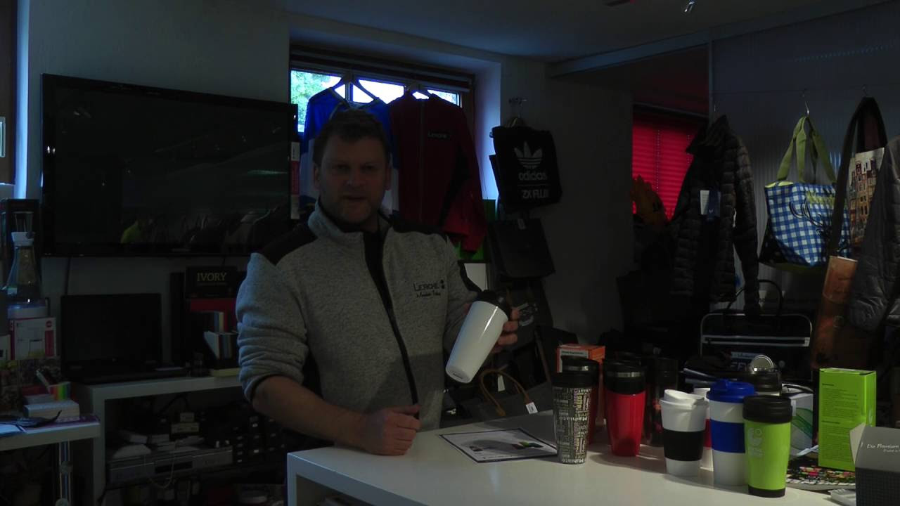 Update Coffee to go Kunststoff Becher Werbeartikel