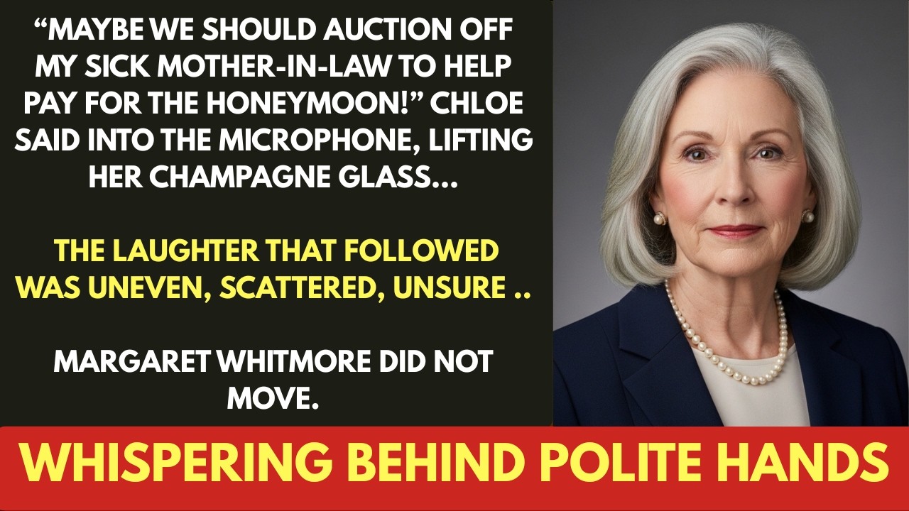 On My Son’s Wedding Day, My Daughter-in-Law Raised a Toast: “Auction Off My Sick MIL!”