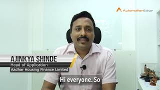 Testimonial | Ajinkya Shinde | Aadhar Housing Finance Limited