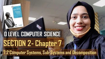 7.2 Computer Systems, Sub-Systems and Decomposition | SECTION B | O LEVEL COMPUTER SCIENCE
