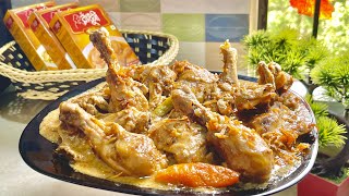 রাঁধুনী রেডিমিক্স কোরমা মশলা দিয়ে চিকেন কোরমা রেসিপি ||Instant Chicken Korma - Chicken Shahi Kurma screenshot 5