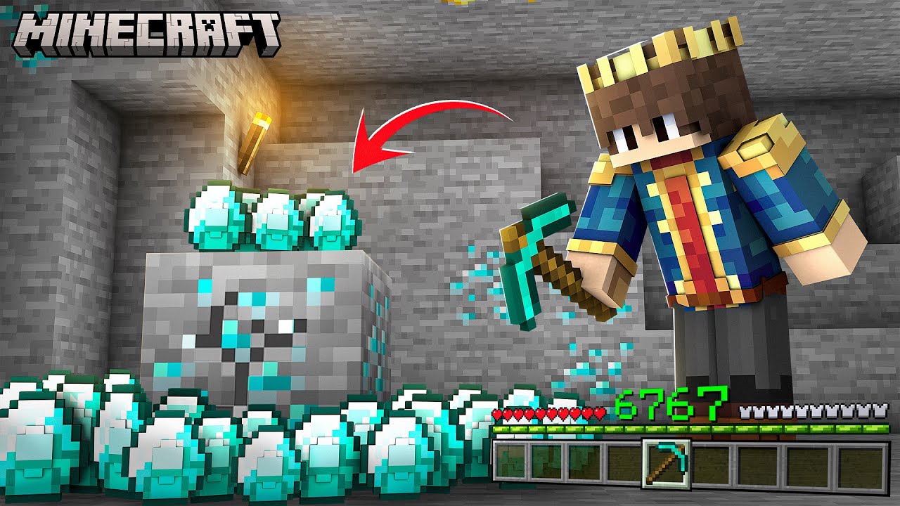MINECRAFT BUT YOUR XP = YOUR MULTIPLIER !! 😱