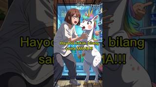 KETAHUAN GAK PUASAAAAA!!!😰😰#kakakadik #kudaponi #anime #unicornshorts #kakakmarah #music