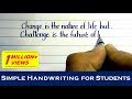 Simple english handwriting  simple english handwriting styles  english handwriting 10