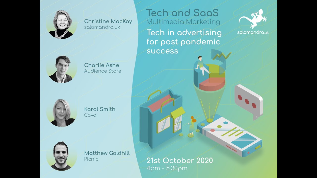 Tech in Advertising for Post Pandemic Success - Tech and SaaS Multimedia Marketing Meetup