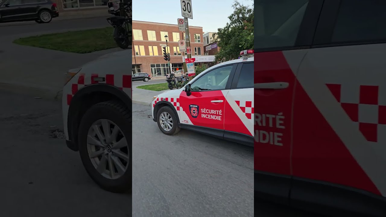 New Montreal STM Fire Emergency Vehicle