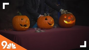 Exploding pumpkin experiment with Steve Spangler