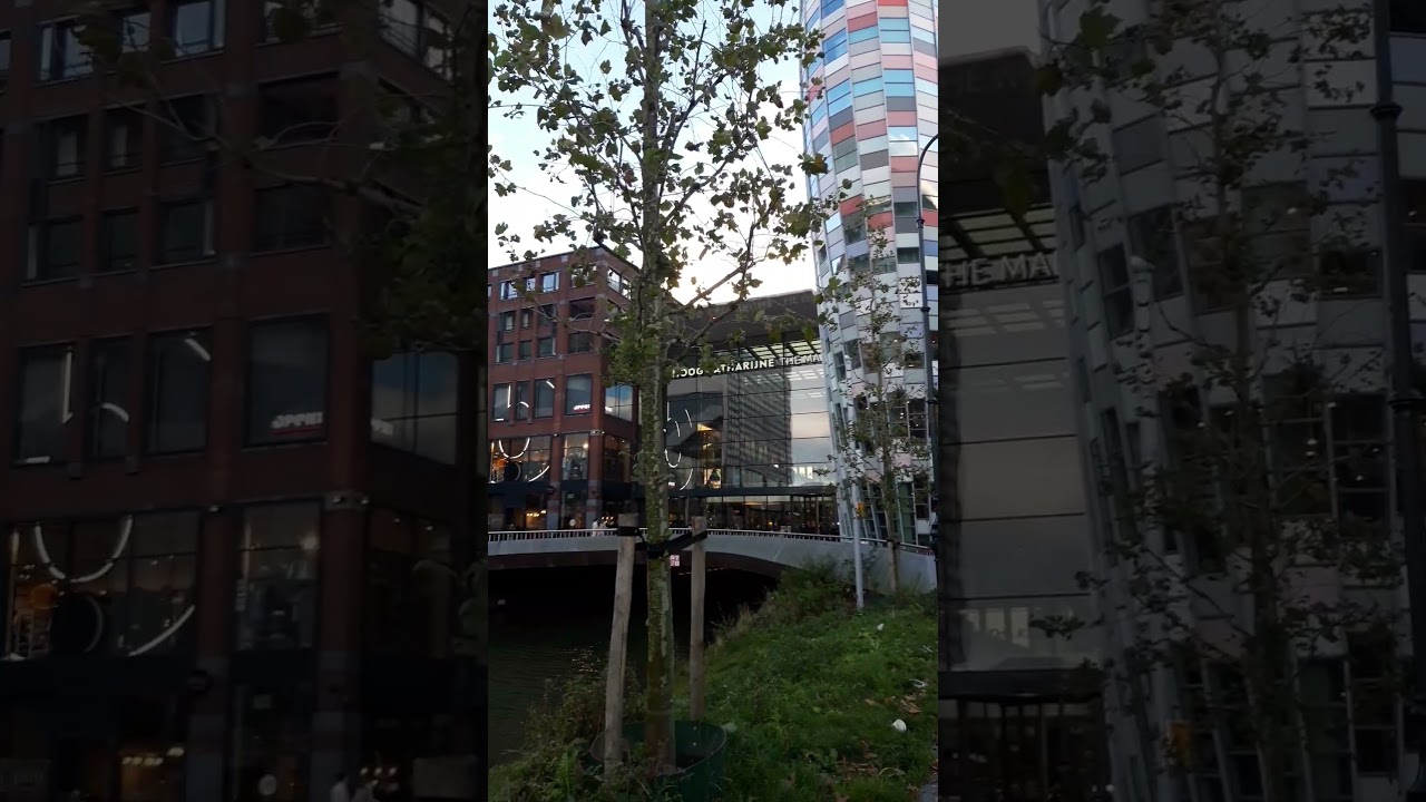 Traveling: Hoog Catharijne and the Central Station in Utrecht, the Netherlands