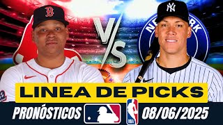 PRONOSTICOS DE MLB Y NBA PARA HOY 08 DE JUNIO 🔥PARLAY GRATIS🔥