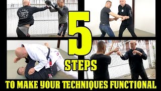 5 Steps to Make Your Martial Arts Techniques Functional in Real Life