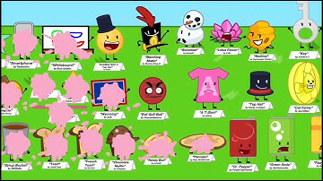 BFDIA 1-8 but only when recommended characters are on screen