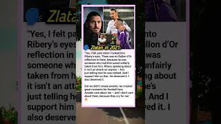 Ribery Was Unfairly Taken From, Zlatan Speaks About the Price of a Legacy #football #ribéry #cr7