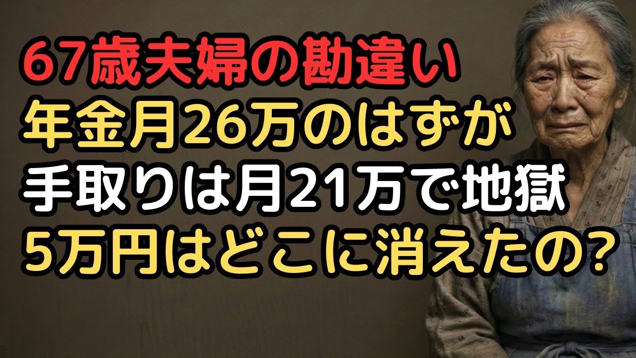 「ねんきん定期便で月26万円確認した」67歳夫婦…初めての振込で通帳を見て凍りついた「手取り21万円、5万円はどこへ？」
