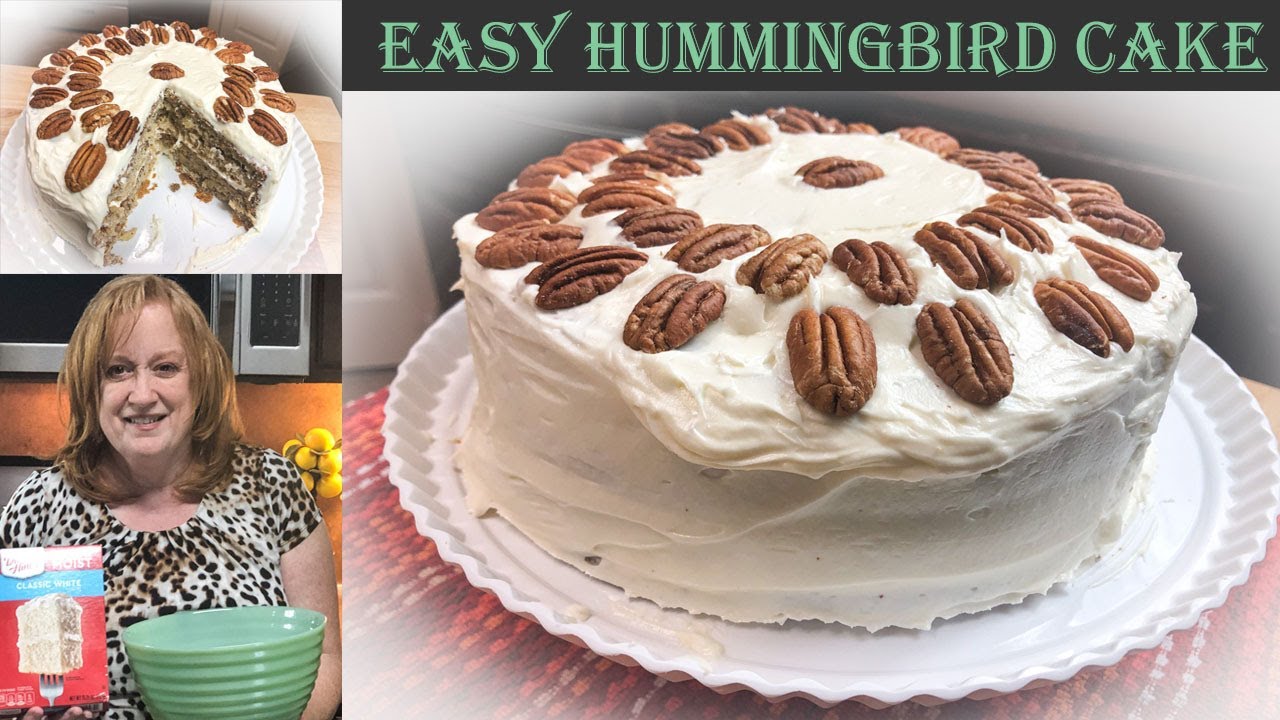 HUMMINGBIRD CAKE RECIPE Made Easy with Box Cake Mix YouTube