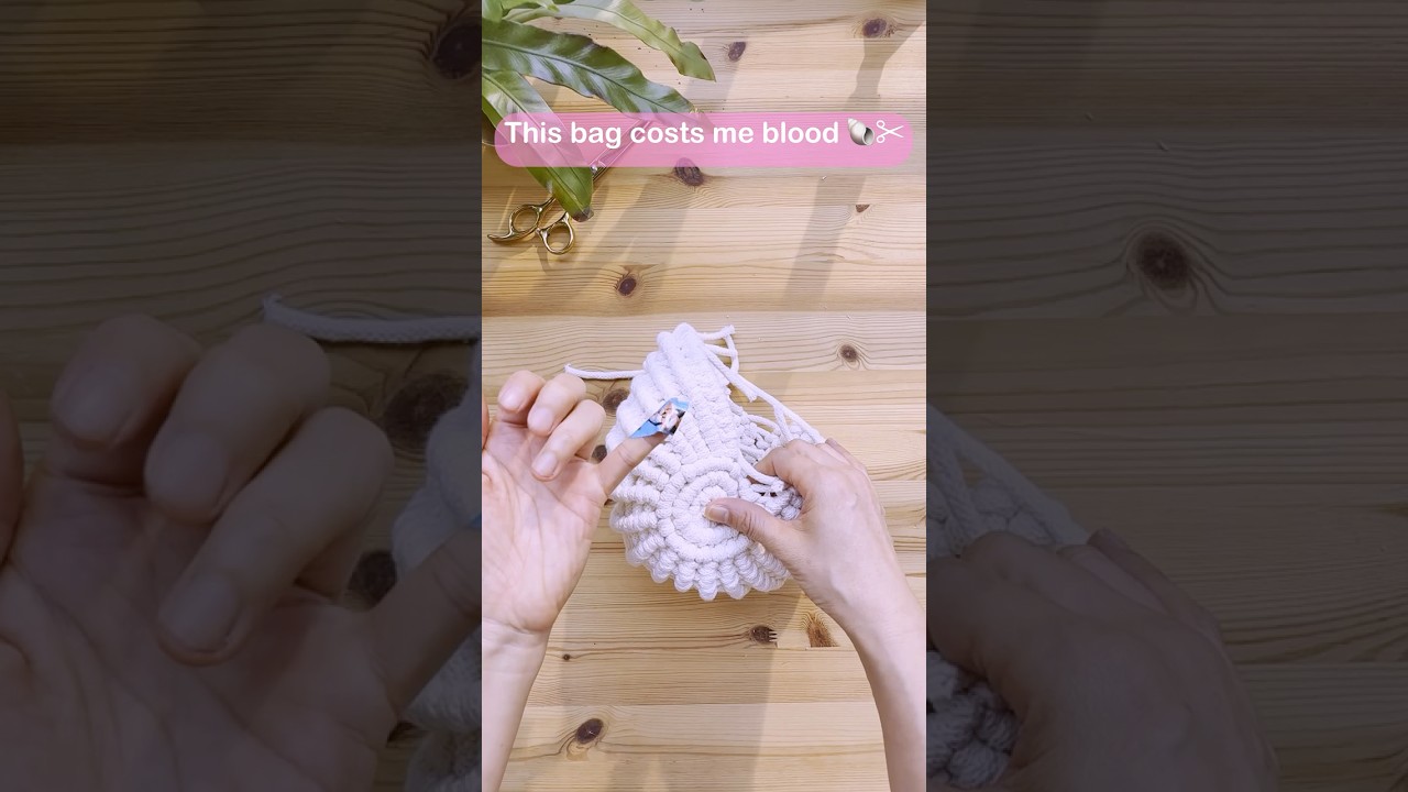 Macramé Shell Bag | DIY Crafting 