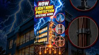 ⚡ HOW LIGHTNING PROTECTION SYSTEMS WORK! | The Engineering Behind Lightning Rods
