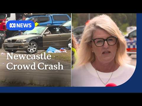 Police Minister responds to crash into Newcastle fans | ABC NEWS