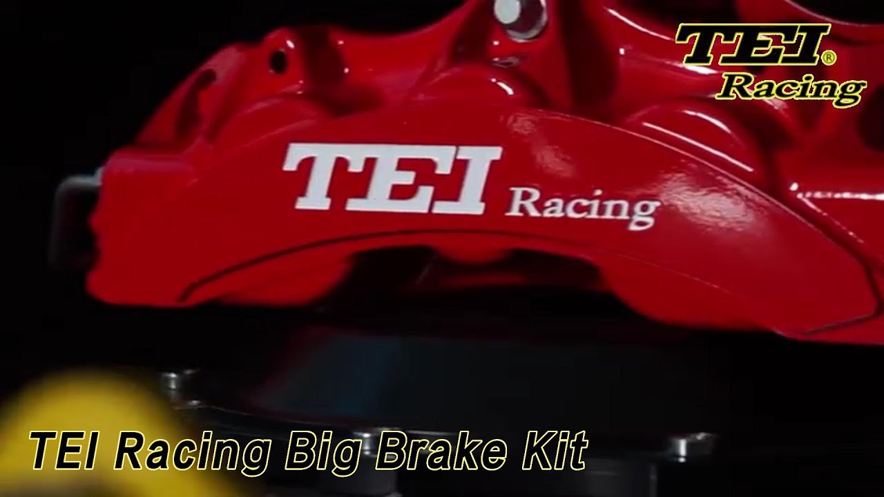 Tei Racing Front TEI Racing Big Brake Kit 6 Piston 6082 Aluminum Alloy CNC - YouTube