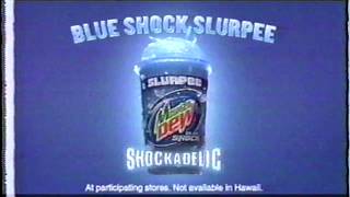 Blue Shock Slurpee only at 7 eleven commercial (2002) screenshot 5
