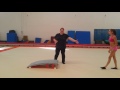 Allenamento TUTORIAL Per Il FLIC Al Corpo Libero Seconda Parte Ginnastica Artistica CSB