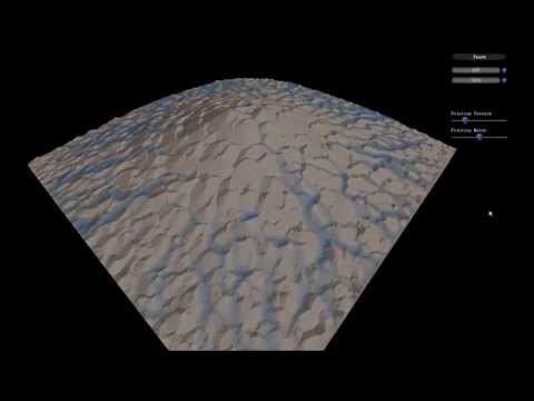 Terraphysics - large scale terrain and water simulation