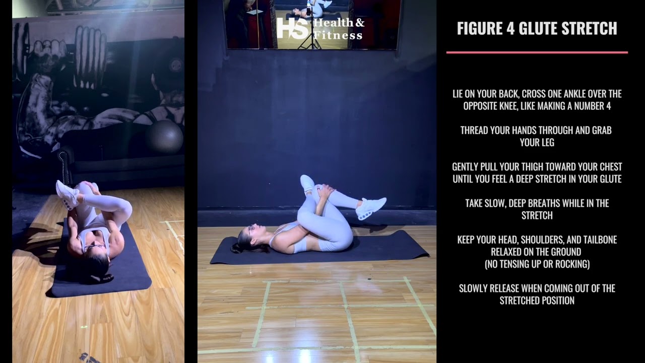 Figure Four Glute Stretch