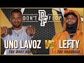 Uno lavoz  vs lefty   hilarious rap battle  dont flop