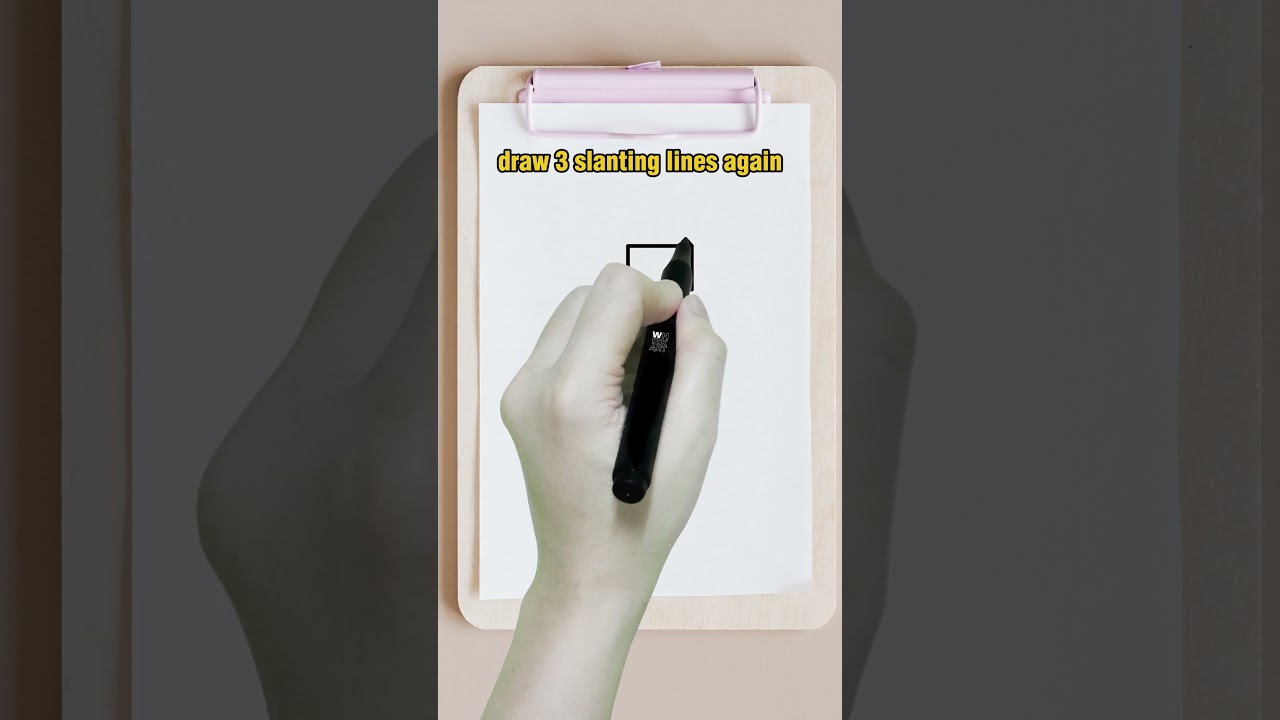 how to draw 3D small letter i