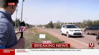 Wildfire Outbreak Prompts Road Closures In Logan County