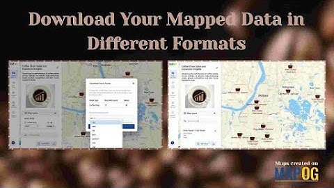 Download Your Mapped Data in Different Formats #gis #map #viral #viralvideo #download #data #tech